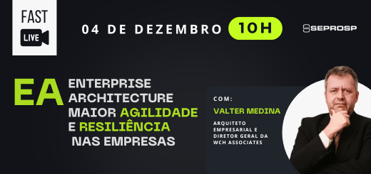 capa-FAST LIVE 10H EA - Enterprise Architecture / Arquitetura Empresarial para maior Agilidade e Resiliência nas Empresas